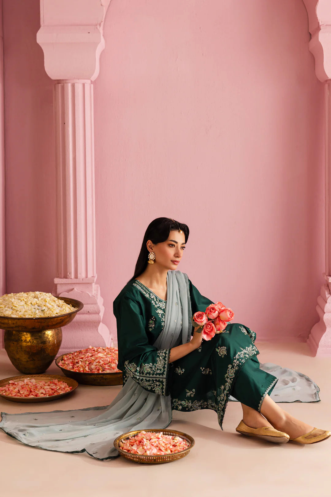 Garden Whisper 3pc - Festive Eid Pret