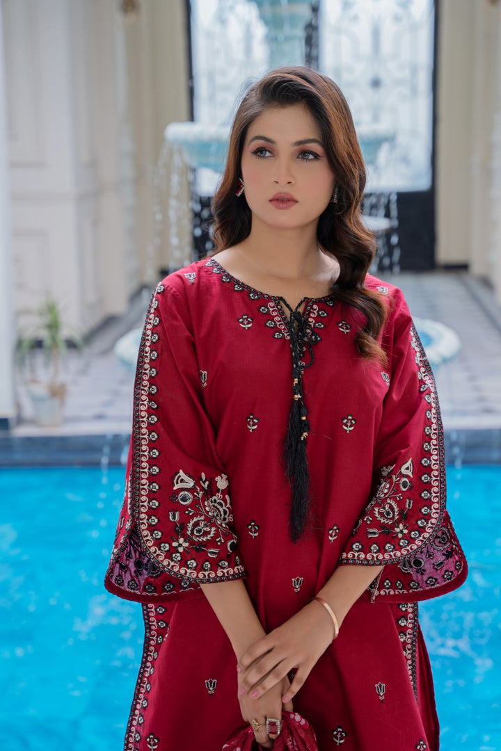 Limited Stock - Sasha 3Pc Embroidered Dress