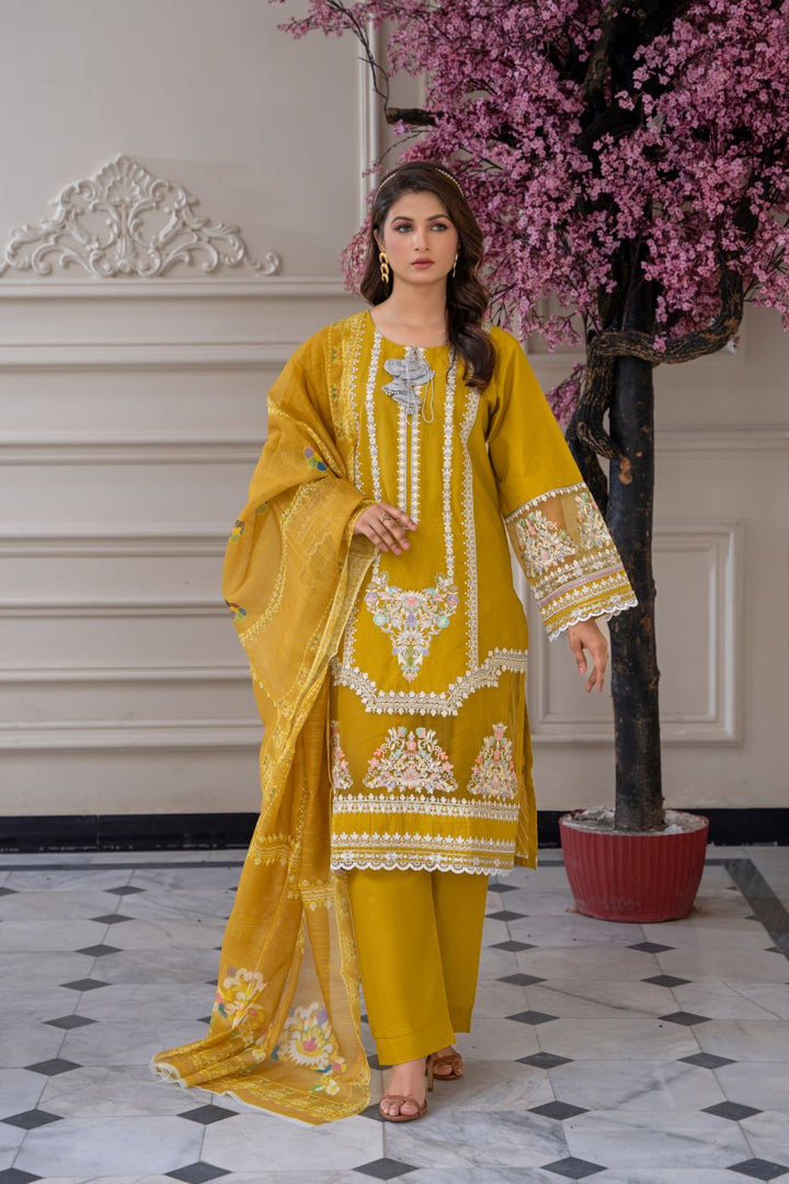 Limited Stock - Knight 3Pc Embroidered Dress