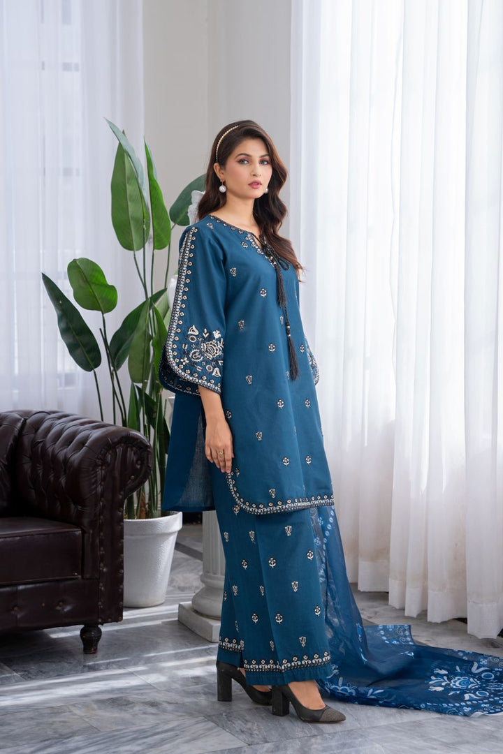 Limited Stock - Blink 3Pc Embroidered Dress