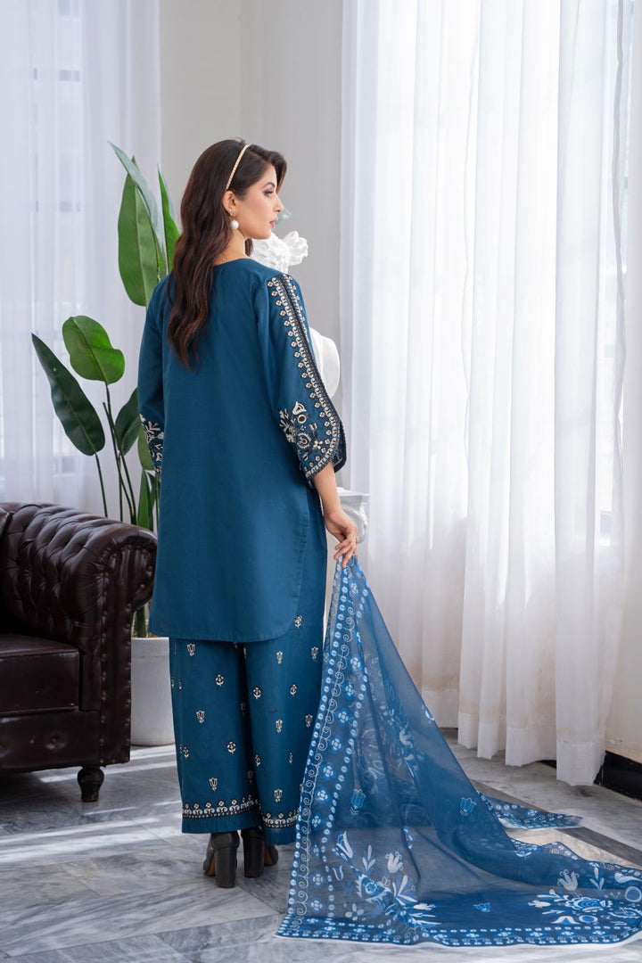 Limited Stock - Blink 3Pc Embroidered Dress