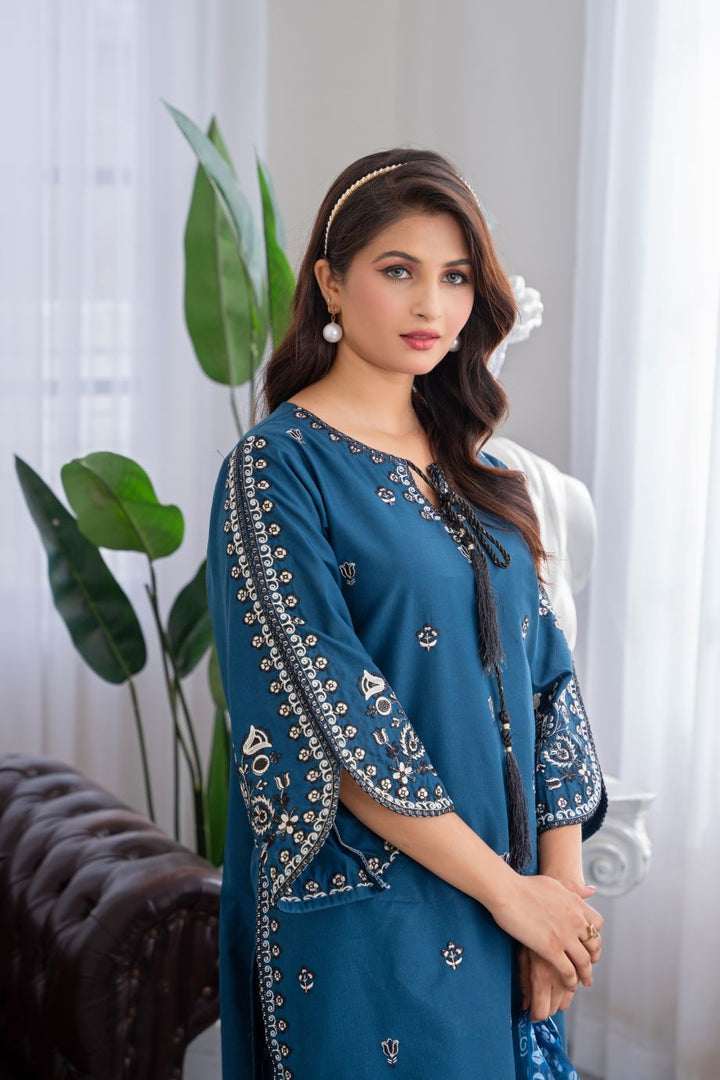 Limited Stock - Blink 3Pc Embroidered Dress