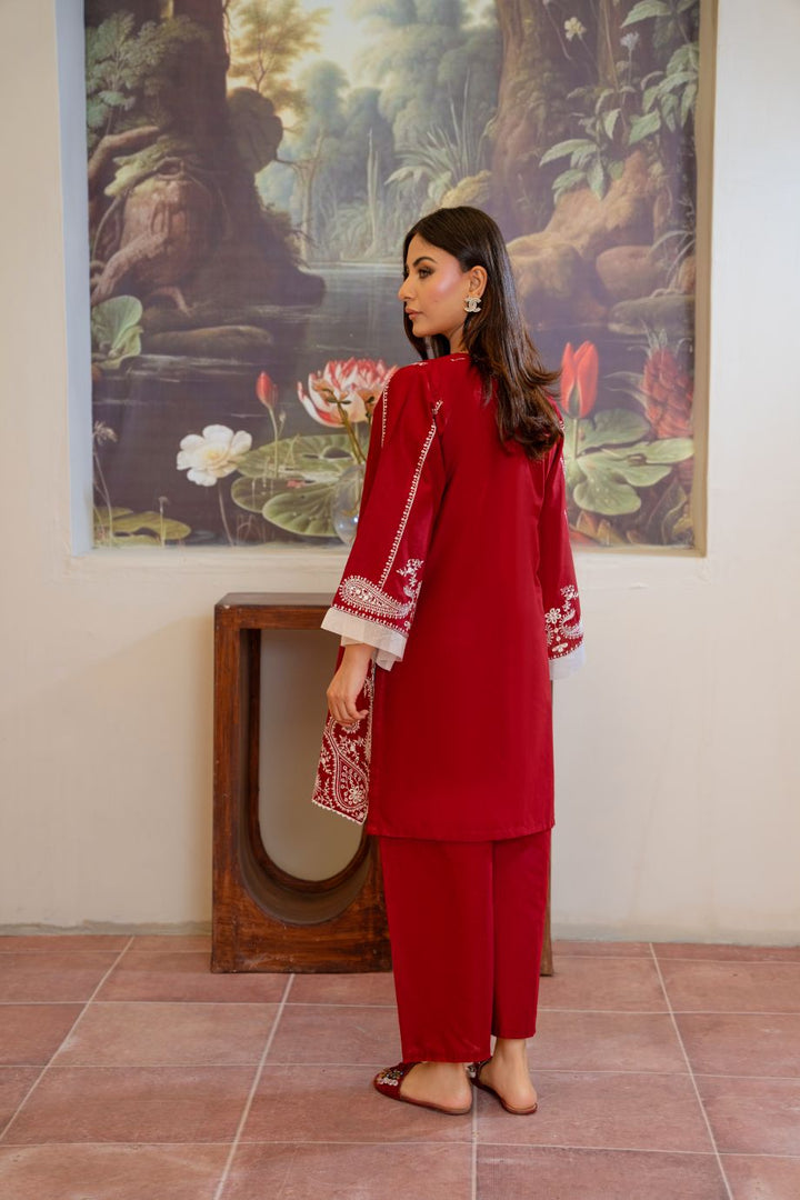 Florance 2Pc - Embroidered Casual Pret