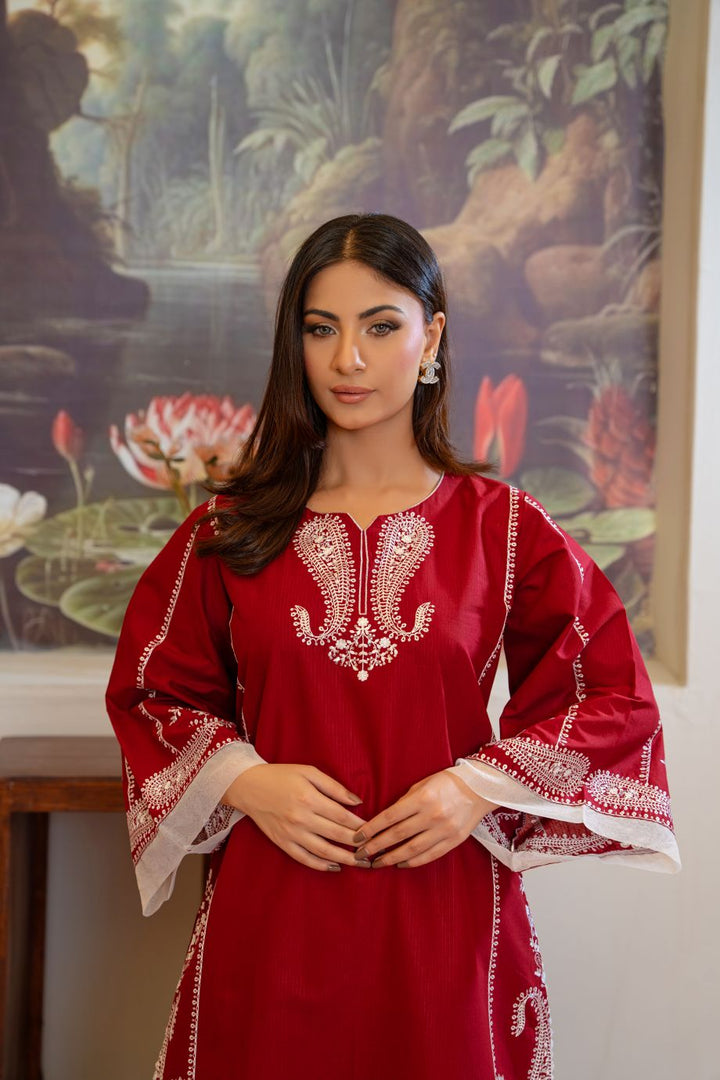 Florance 2Pc - Embroidered Casual Pret