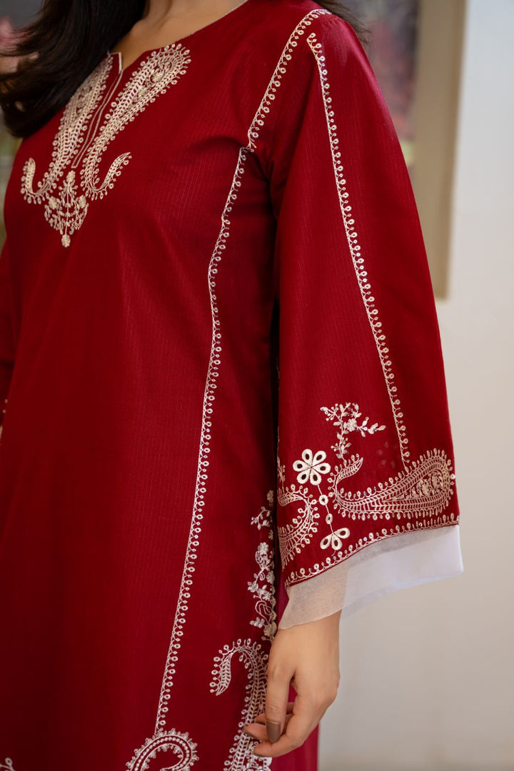 Florance 2Pc - Embroidered Casual Pret