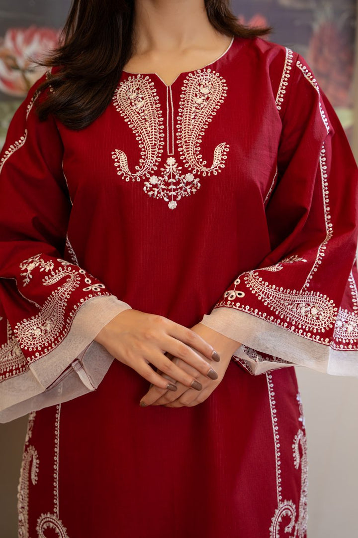 Florance 2Pc - Embroidered Casual Pret