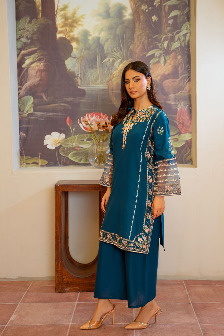 Zaira 2Pc - Embroidered Casual Pret