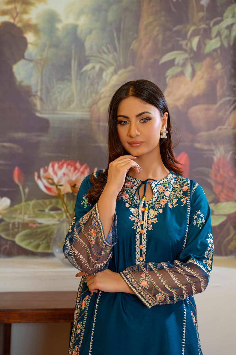 Zaira 2Pc - Embroidered Casual Pret