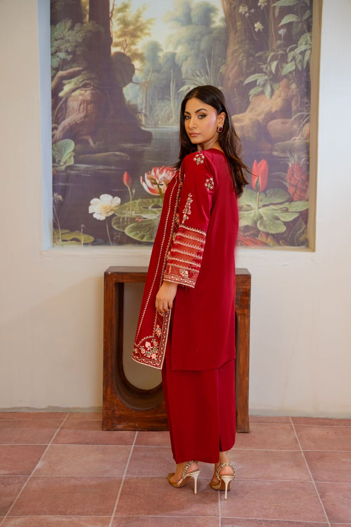 Annar 2Pc - Embroidered Casual Pret