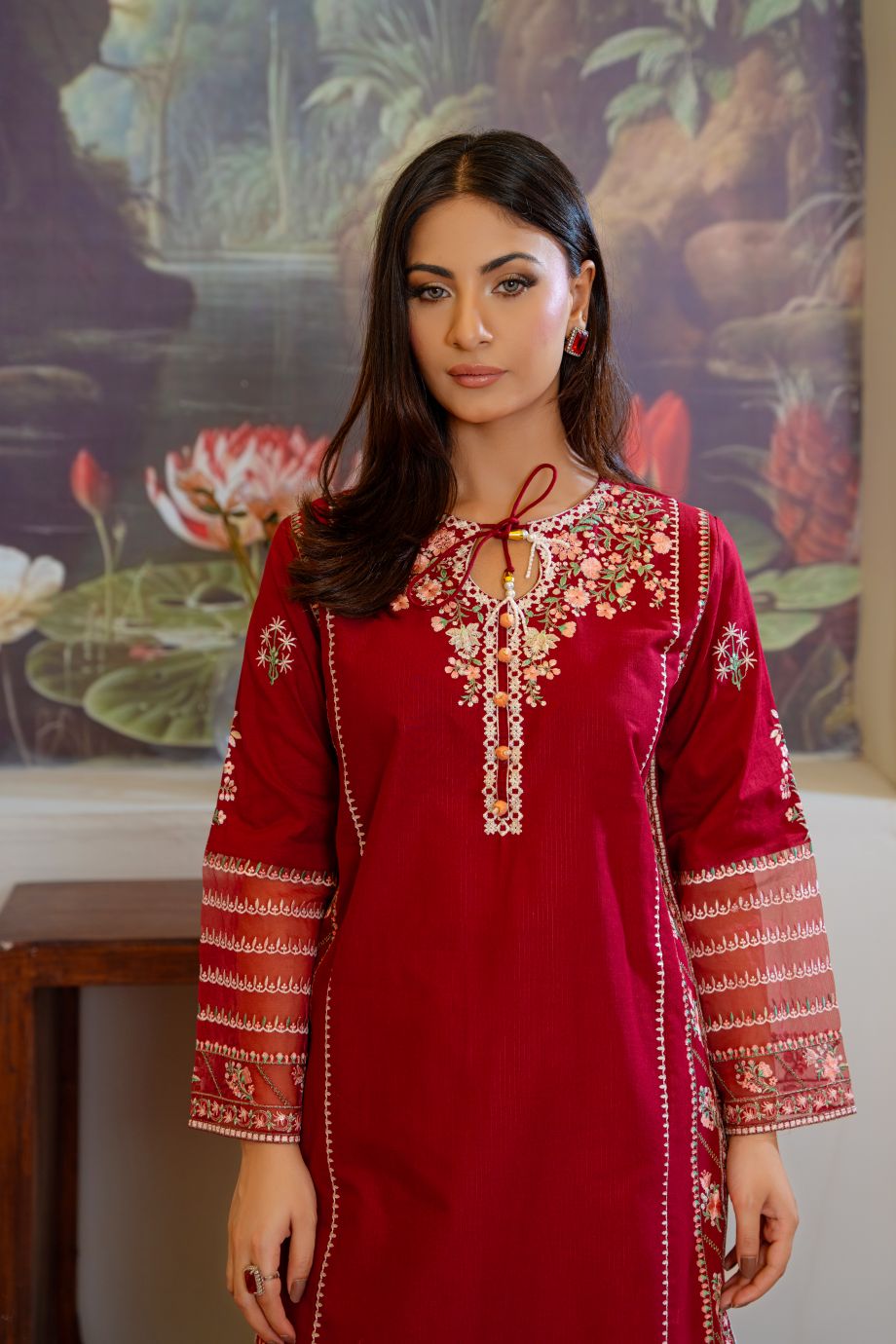 Annar 2Pc - Embroidered Casual Pret