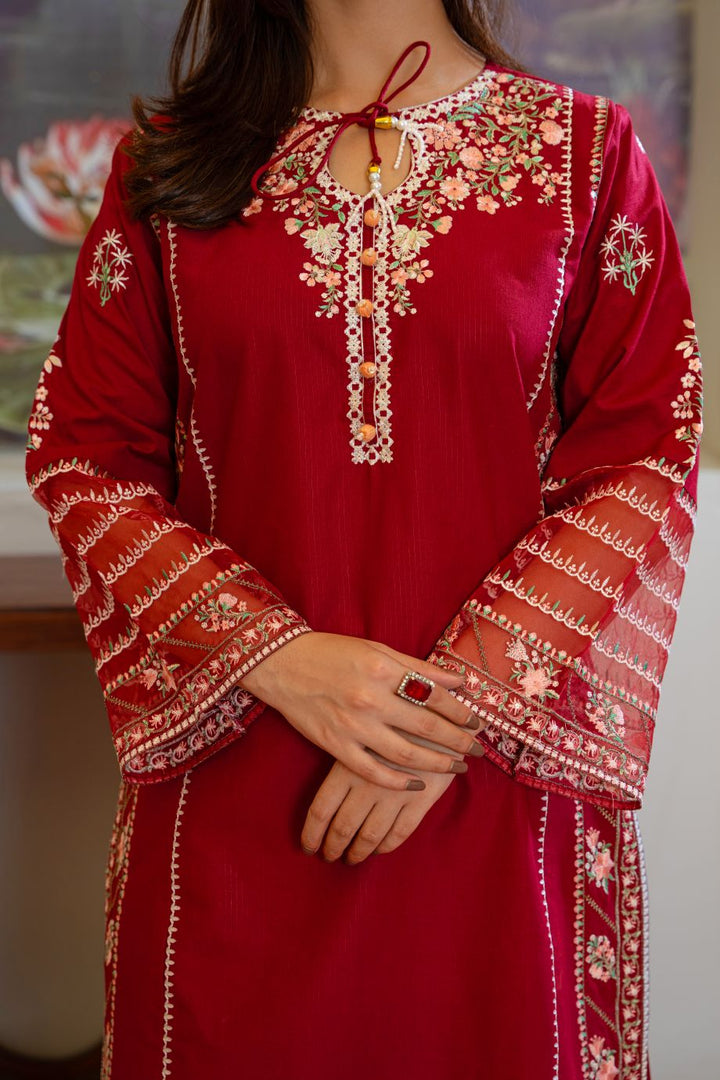 Annar 2Pc - Embroidered Casual Pret