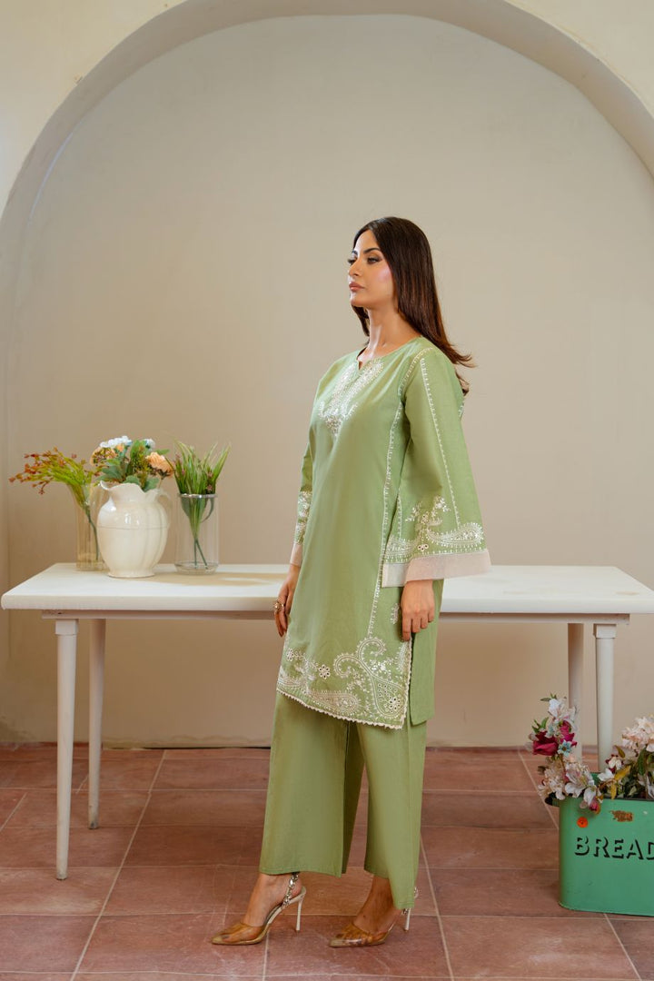 Zylphia 2Pc - Embroidered Casual Pret