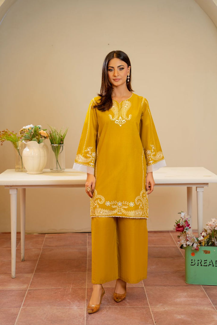 Maeve 2Pc - Embroidered Casual Pret