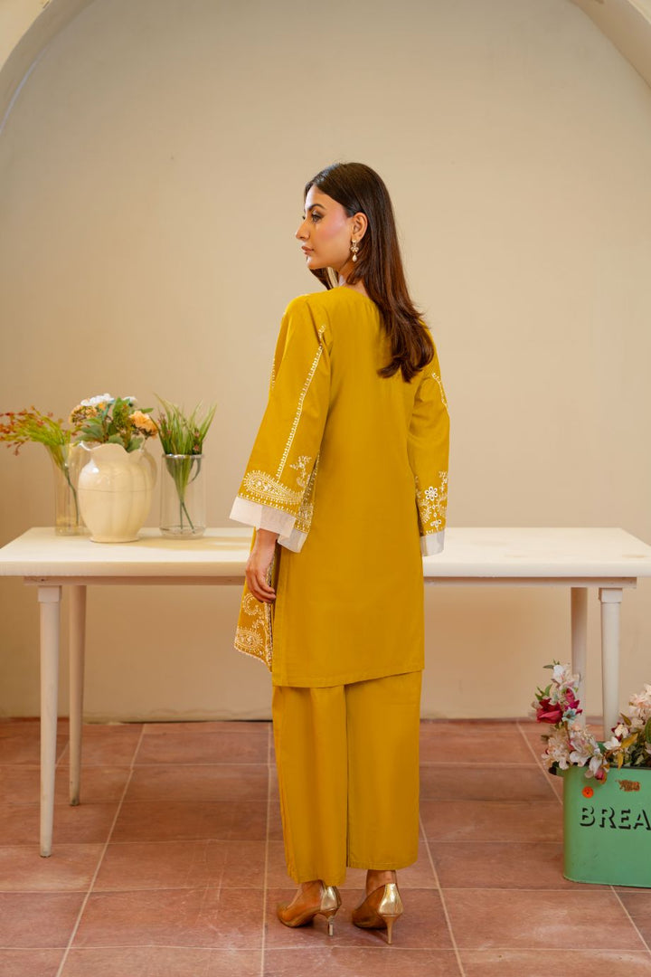 Maeve 2Pc - Embroidered Casual Pret