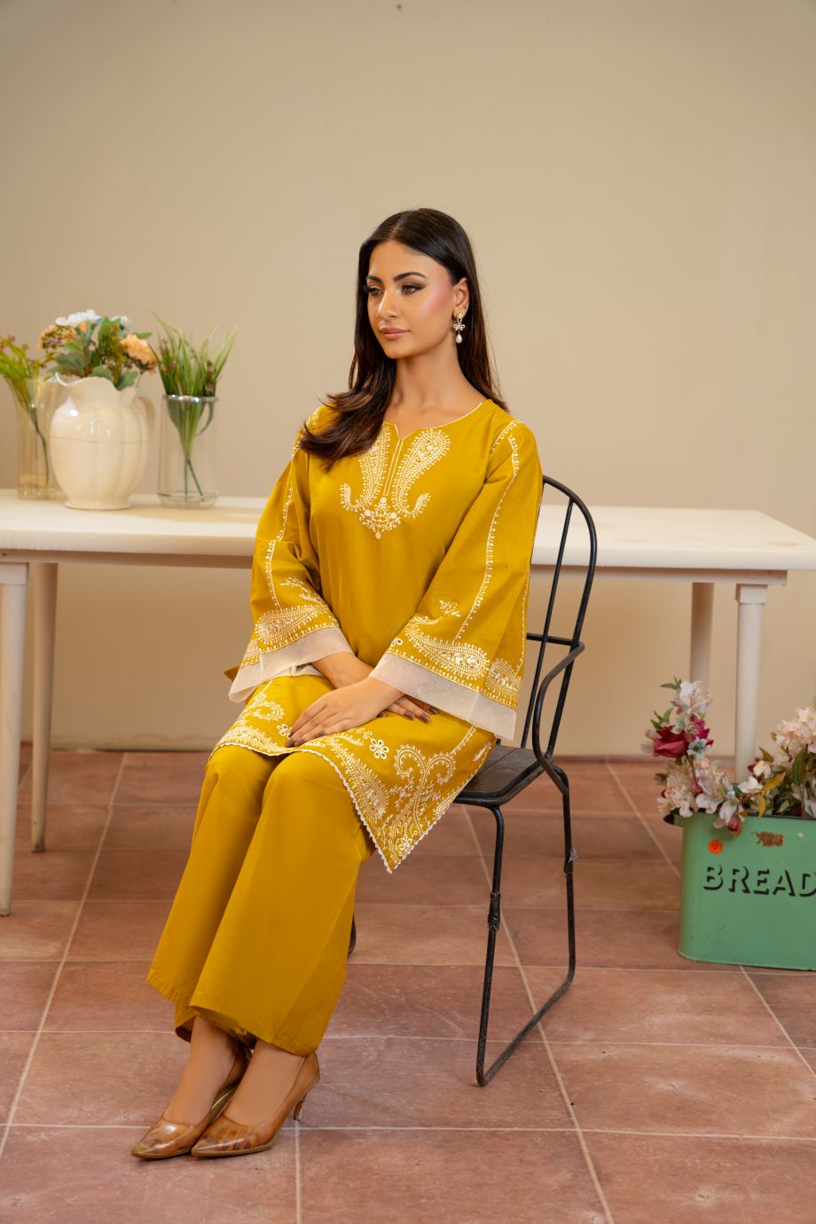 Maeve 2Pc - Embroidered Casual Pret