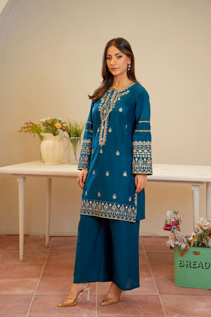 Liora 2Pc - Embroidered Casual Pret