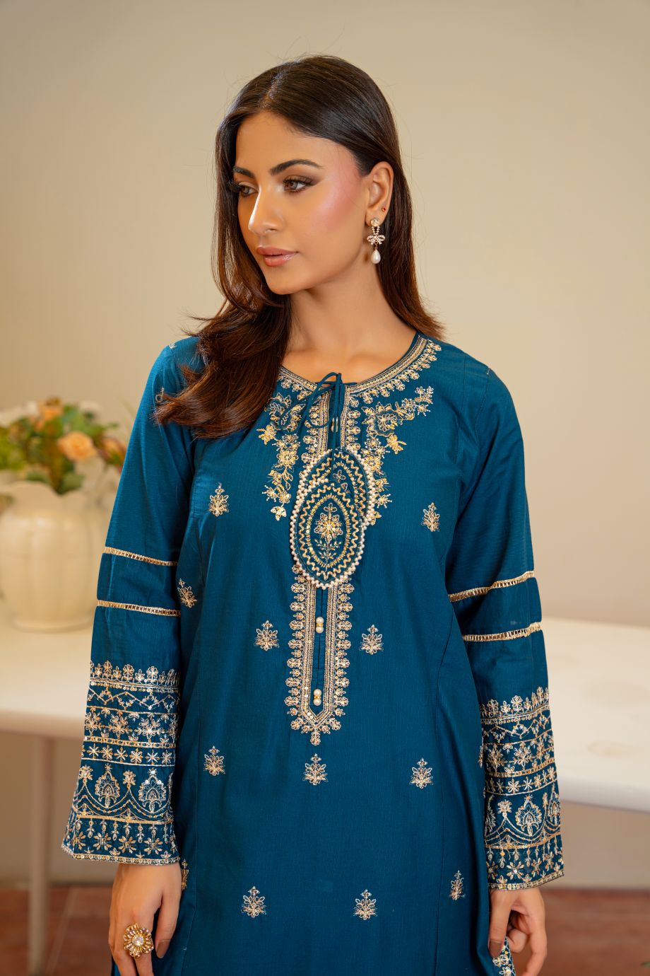 Liora 2Pc - Embroidered Casual Pret