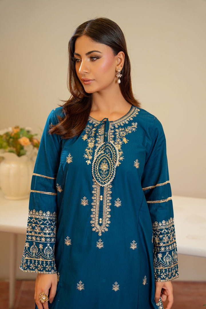Liora 2Pc - Embroidered Casual Pret