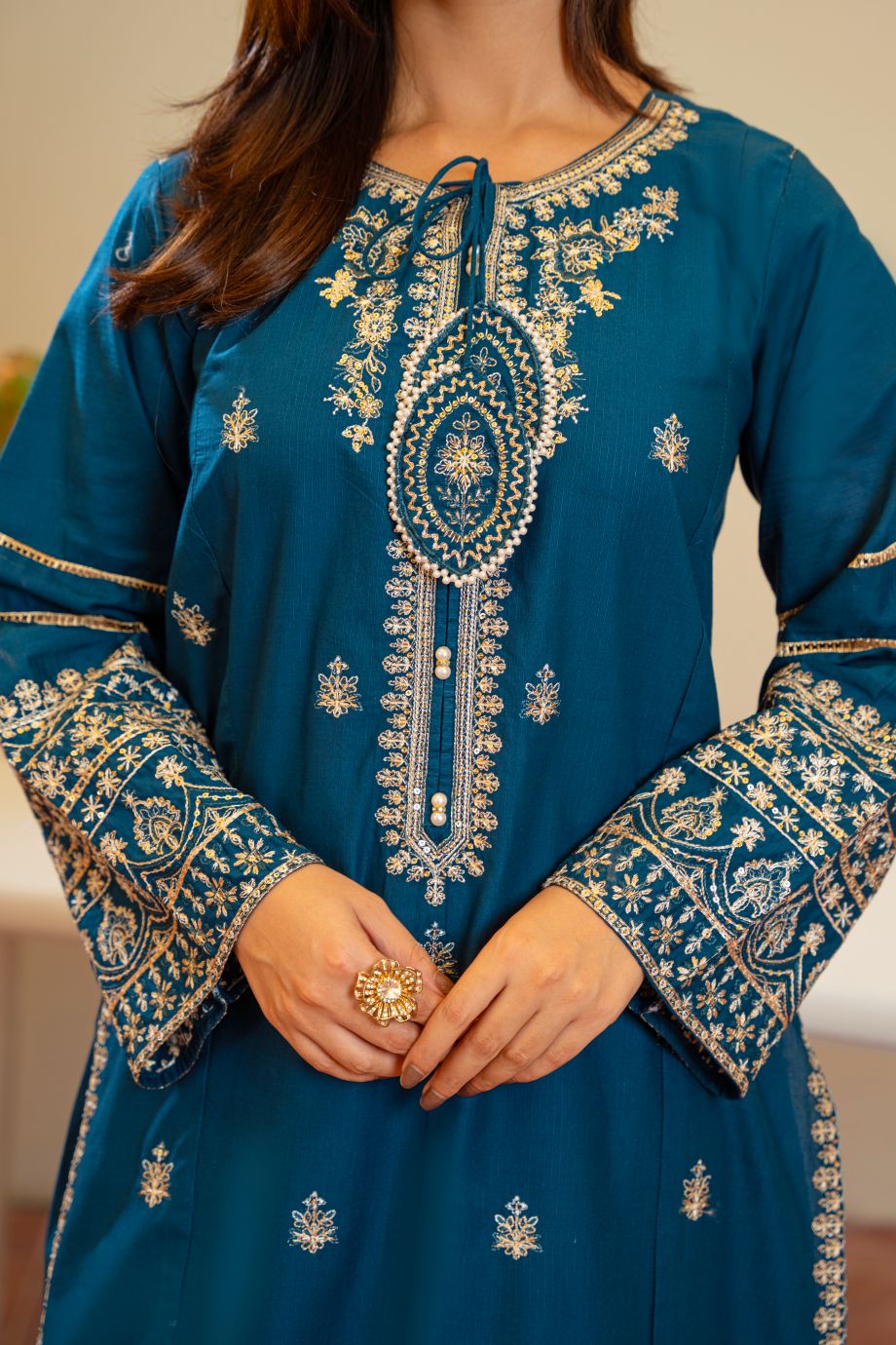 Liora 2Pc - Embroidered Casual Pret