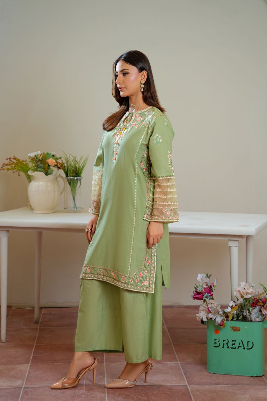 Sophie 2Pc - Embroidered Casual Pret