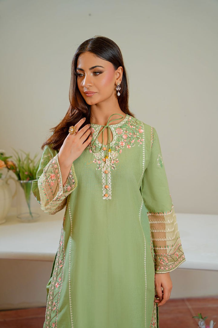 Sophie 2Pc - Embroidered Casual Pret