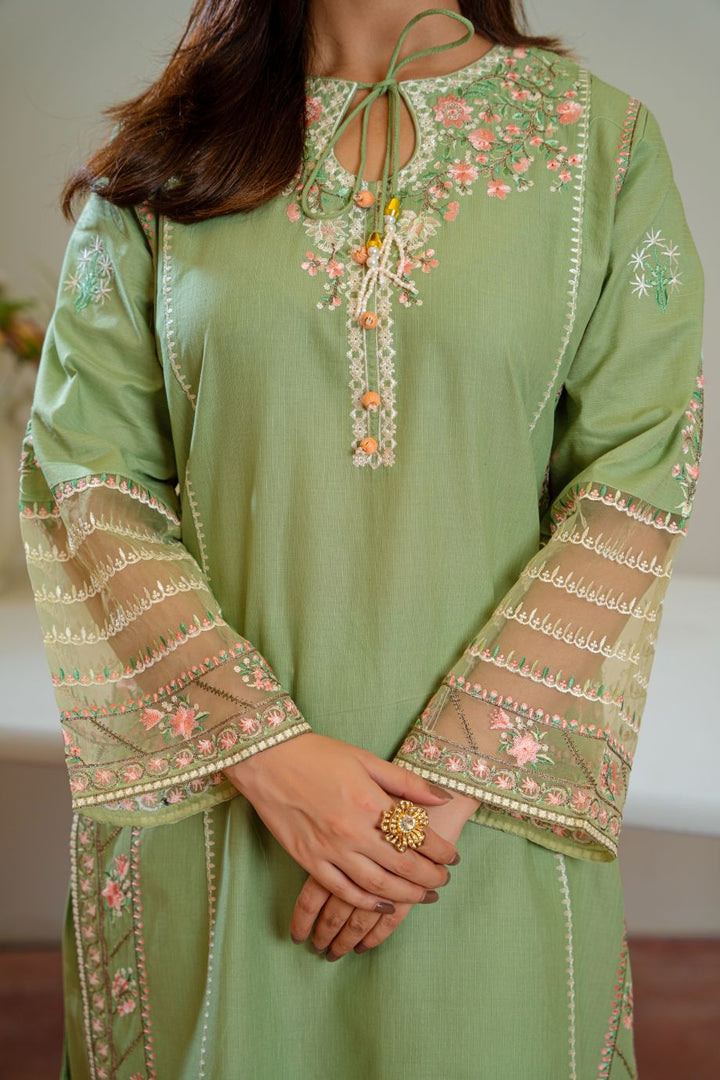 Sophie 2Pc - Embroidered Casual Pret