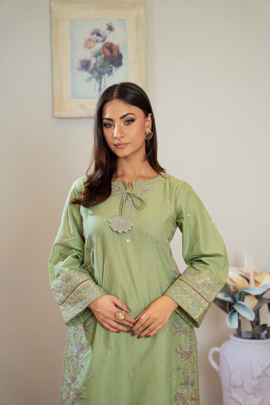 Chucky 2Pc - Embroidered Lawn Pret
