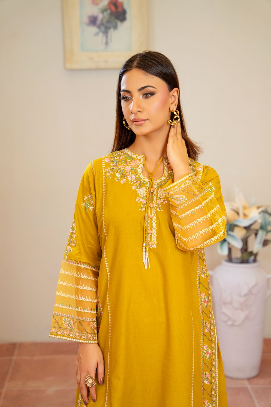 Audrey 2Pc - Embroidered Casual Pret