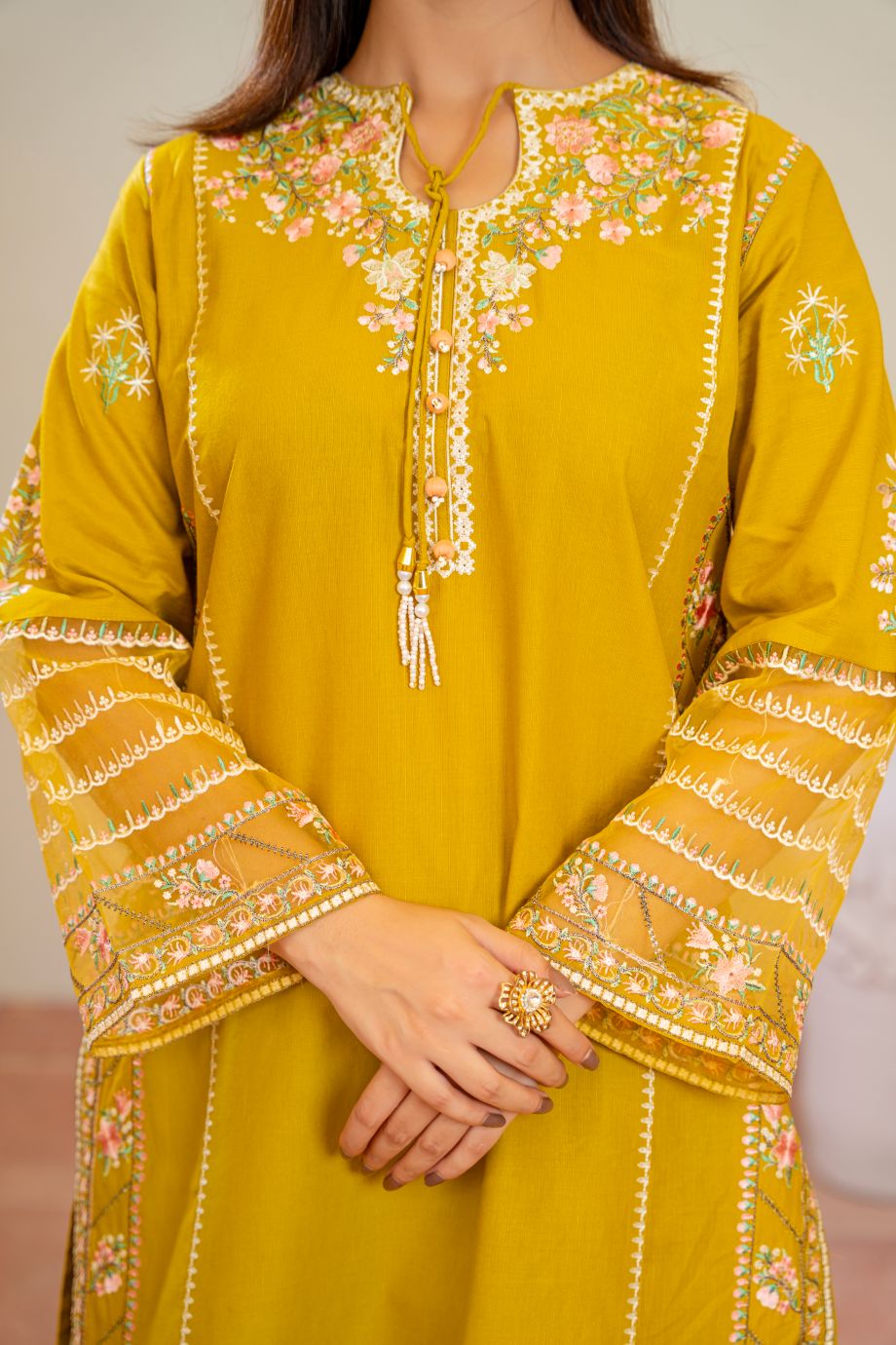Audrey 2Pc - Embroidered Casual Pret