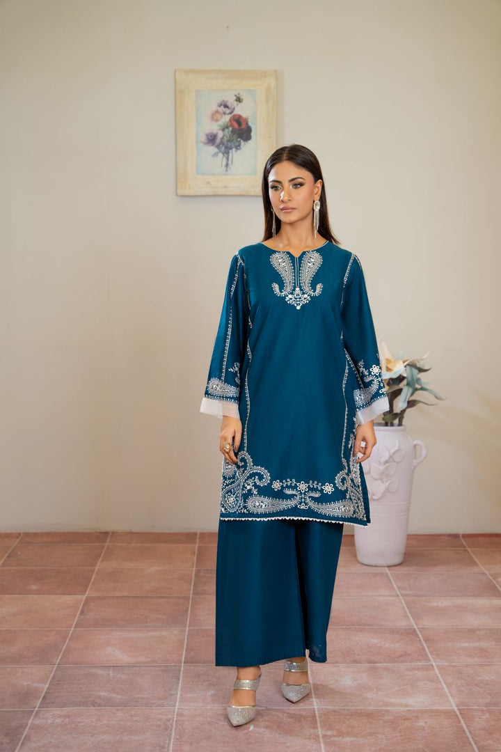 Buji Flies 2Pc - Embroidered Casual Pret