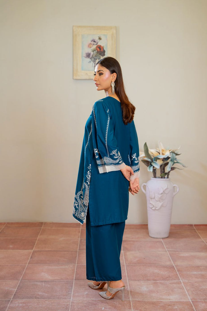 Buji Flies 2Pc - Embroidered Casual Pret