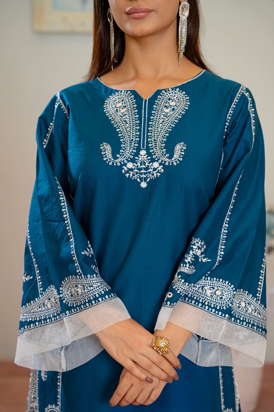 Buji Flies 2Pc - Embroidered Casual Pret