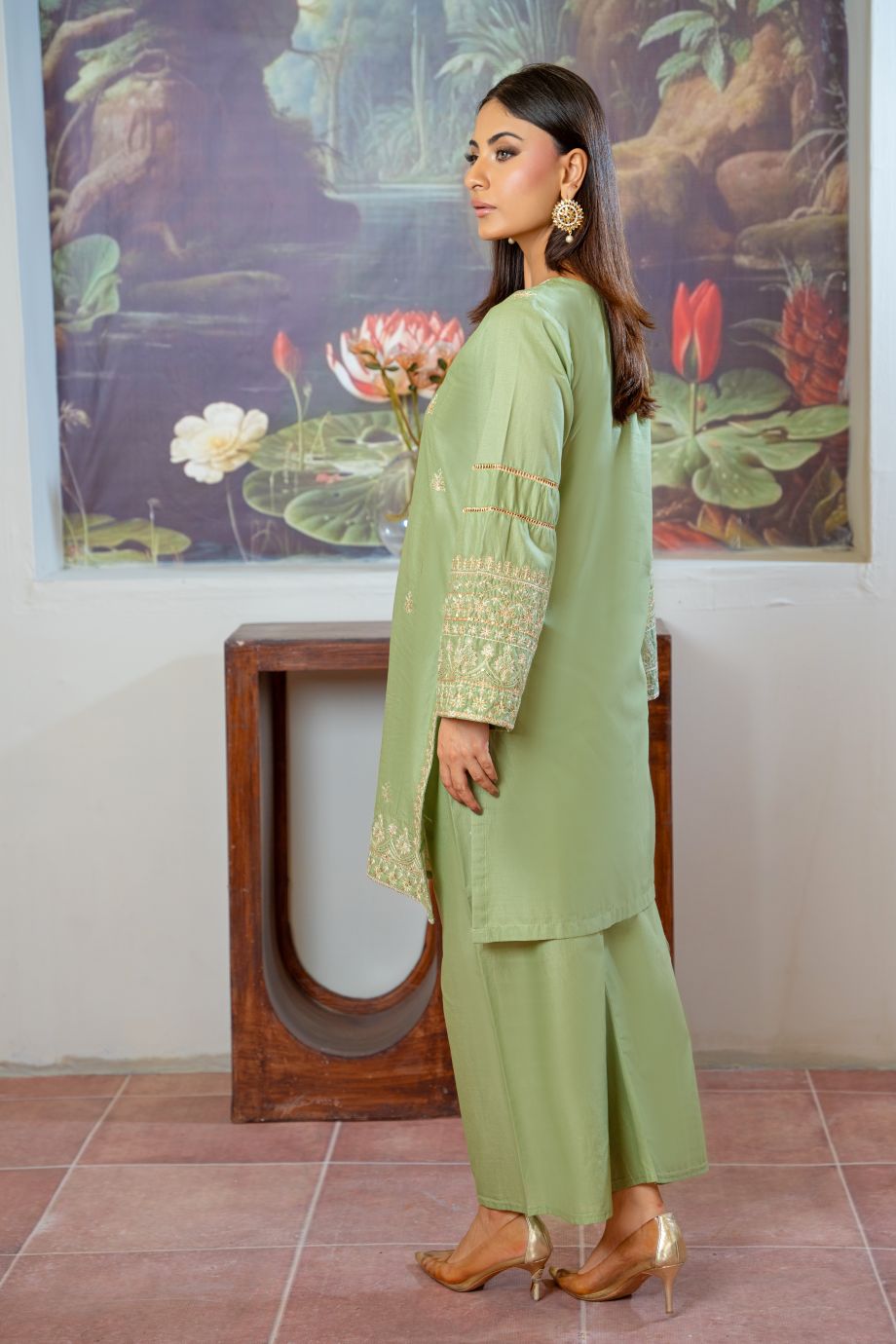 Sophie 2Pc - Embroidered Casual Pret