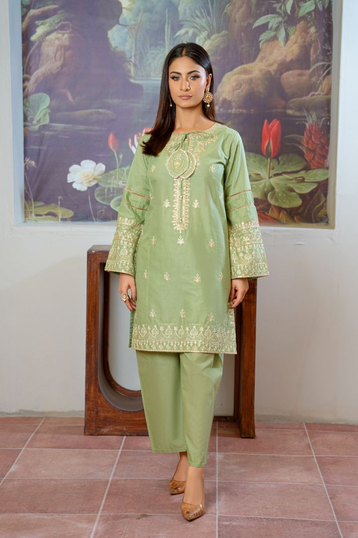 Sophie 2Pc - Embroidered Casual Pret