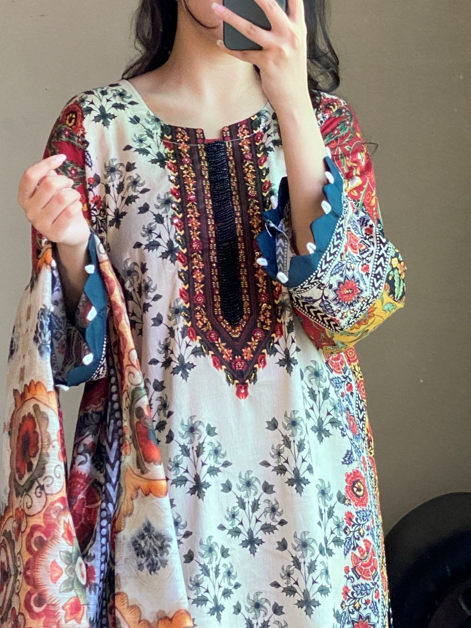 Rosie 3Pc - Printed Casual Pret