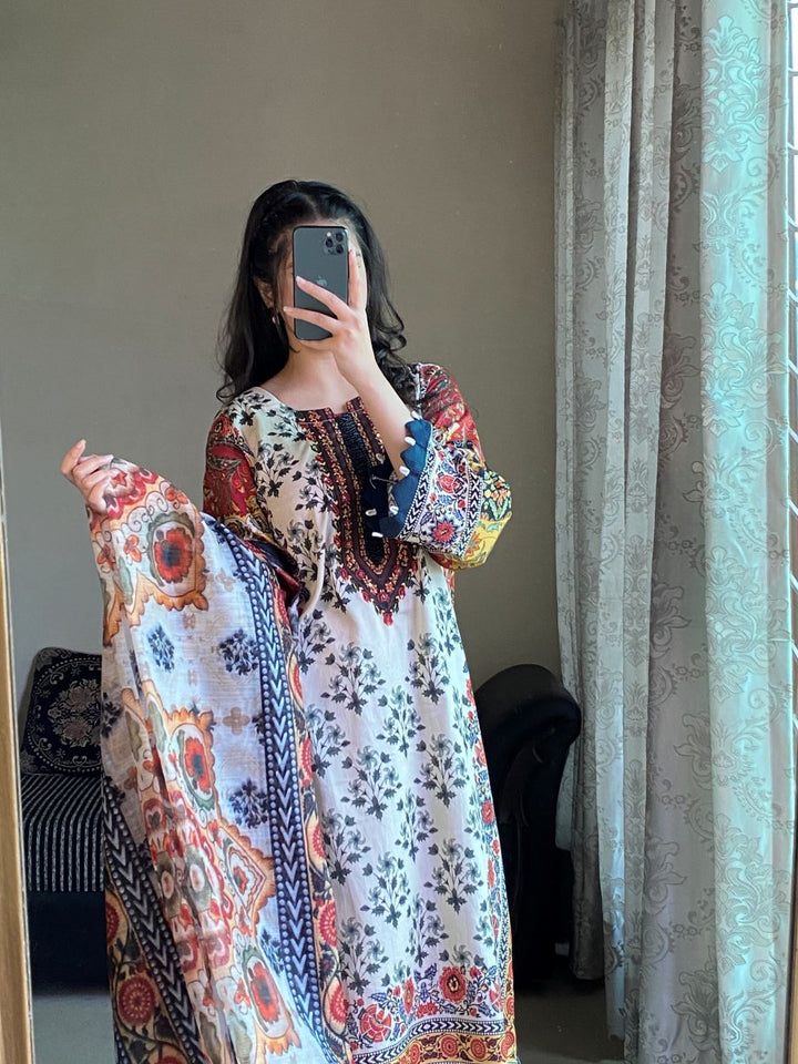 Rosie 3Pc - Printed Casual Pret